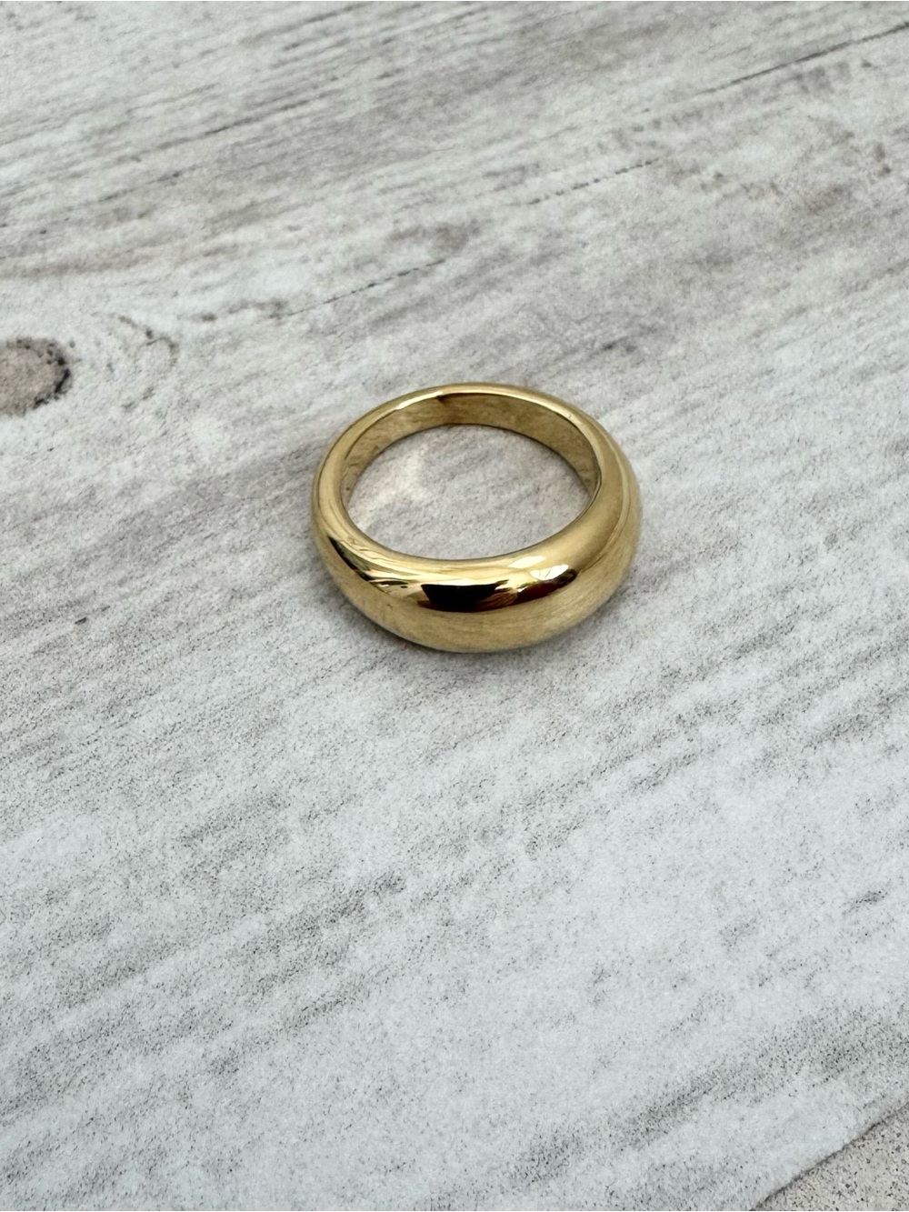 Dome Gold Ring